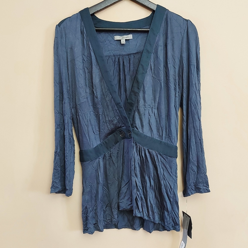 Classiques Entier wrap v neck blouse